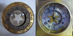 peinture chiffres romains cadran horloge ref. 1131